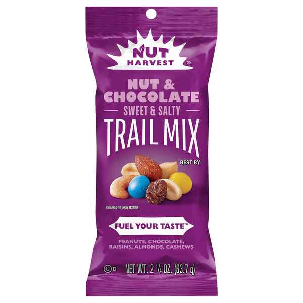 Nuts, Seeds & Dried Fruit Nut Harvest Trail Mix, Nut & Chocolate, Sweet & Salty hero