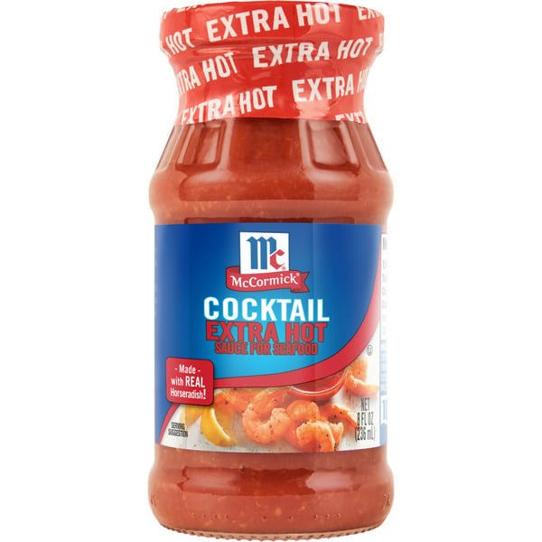 Condiments McCormick® Golden Dipt® Extra Hot Seafood Cocktail Sauce hero