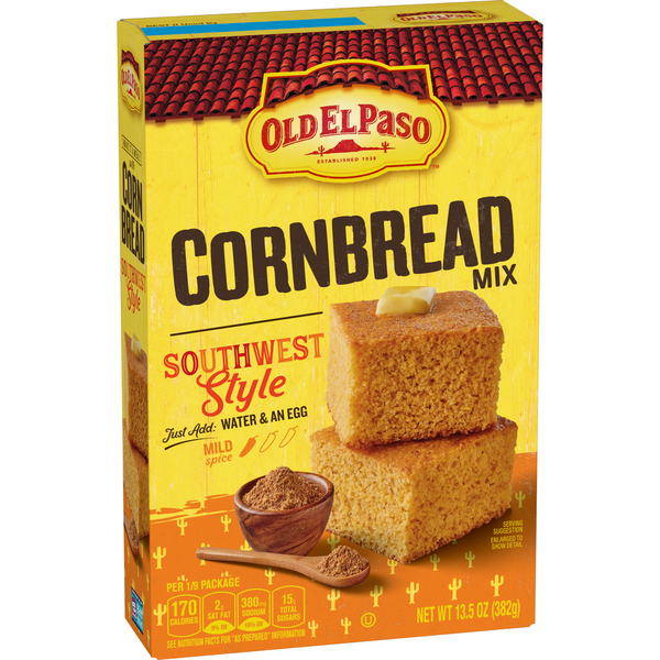 Old El Paso Southwest Style Cornbread Baking Mix hero