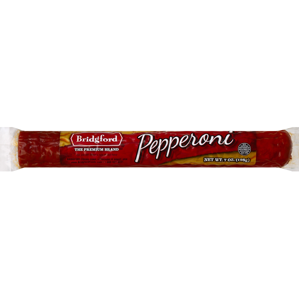 Specialty Packaged Deli Meats Bridgford Pepperoni hero