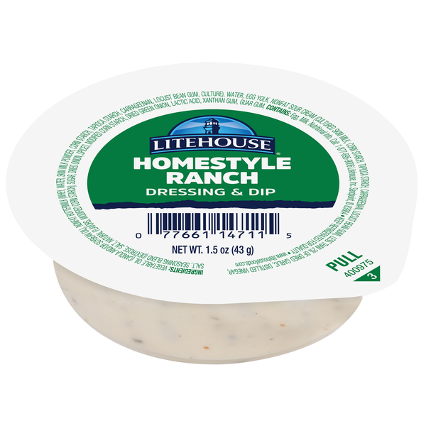 Salad Dressing & Toppings Litehouse Dressing & Dip, Homestyle Ranch hero