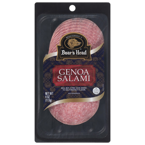 Lunch Meat Boar's Head Genoa Salami hero