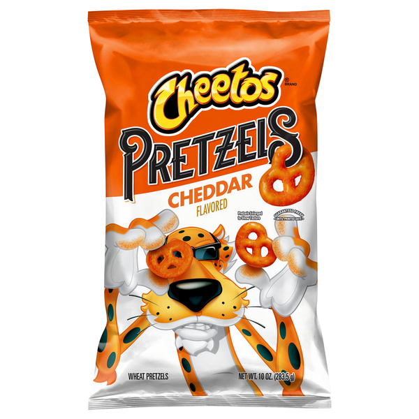 Chips & Pretzels Cheetos Wheat Pretzels, Cheddar Flavored hero