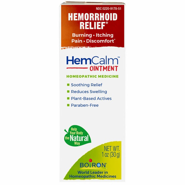 Homeopathic Products Boiron Hemcalm Hemorrhoid Relief Ointment for Itchy Burning Pain, Swelling and Discomfort hero