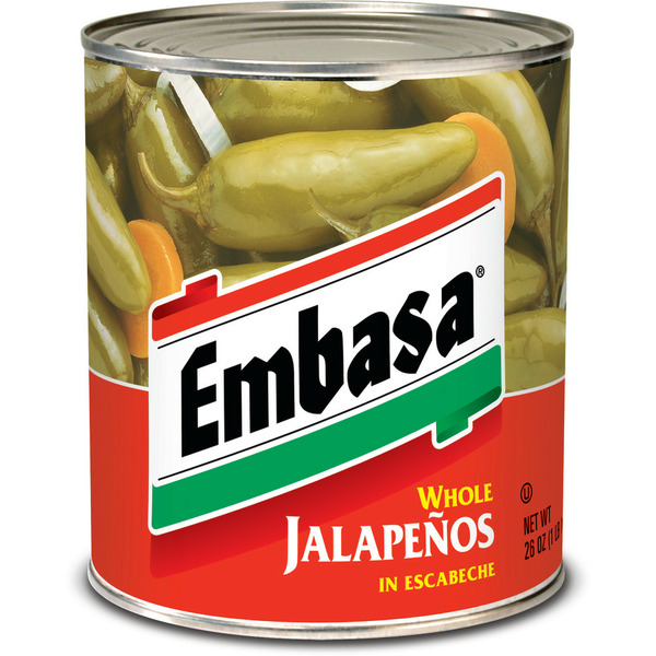 Latino Foods Embasa Whole Jalapenos Escabeche hero