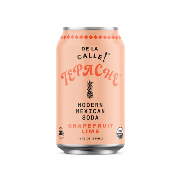 Refrigerated De La Calle Tepache Grapefruit Lime hero