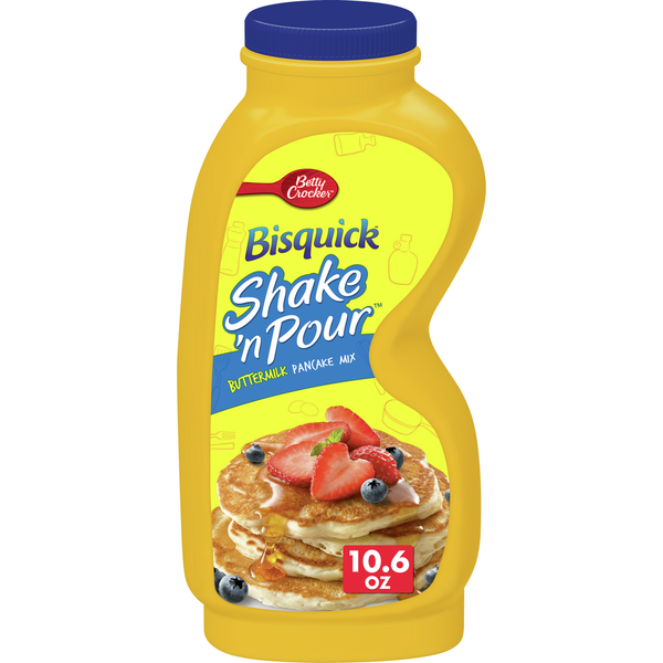 Hot Cereal & Pancake Mixes Bisquick Shake 'N Pour Buttermilk Pancake Mix hero