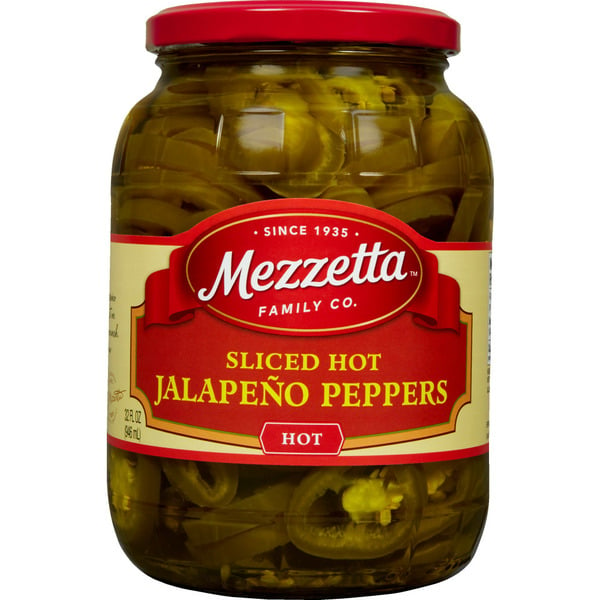 Pickled Goods & Olives Mezzetta Sliced Hot Jalapeño Peppers hero