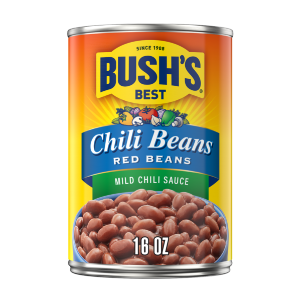 Canned Meals & Beans Bush's Best Red Beans in a Mild Chili Sauce hero