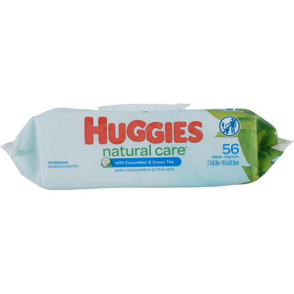 Bath & Body Care Huggies Natural Care Refreshing Scented Baby Wipes hero