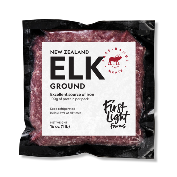 Packaged Meat First Light Farms Pasture-Raised Ground Elk hero