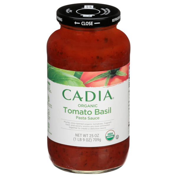 Pasta Sauce CADIA Pasta Sauce, Organic, Tomato Basil hero