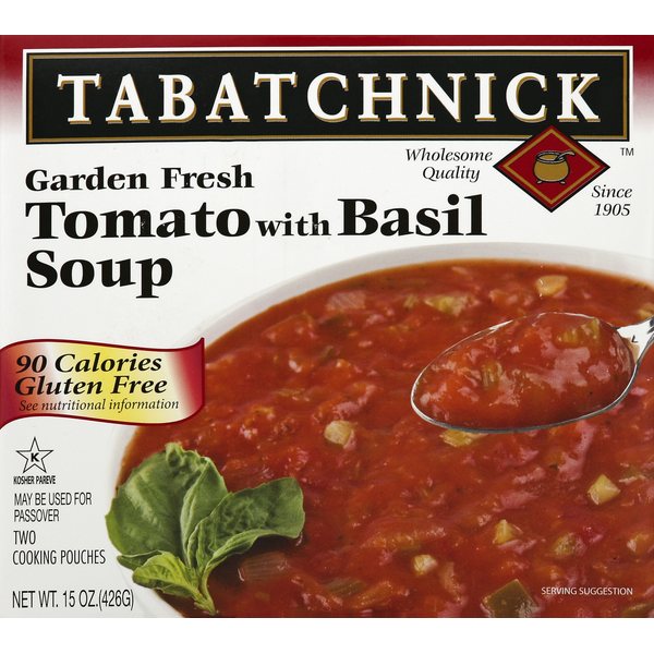 Other Frozen Tabatchnick Soup, Garden Fresh, Tomato with Basil hero