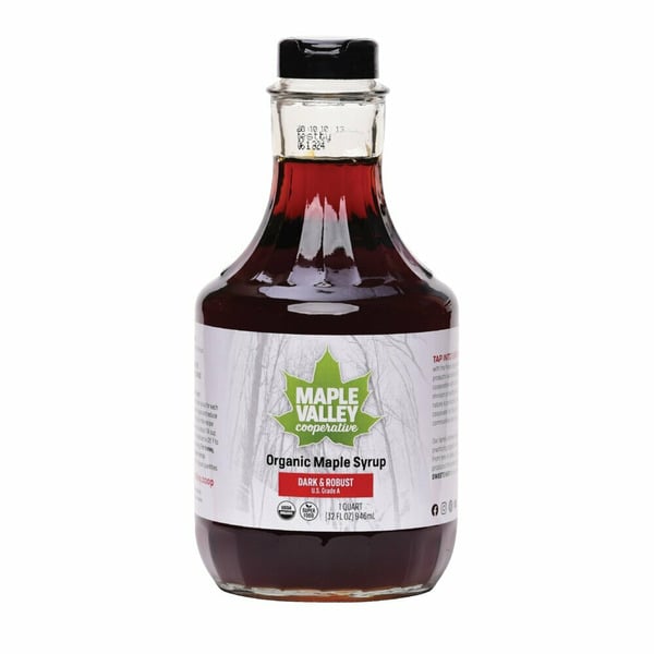 Honeys, Syrups & Nectars Maple Valley Organic Maple Syrup, Dark & Robust hero