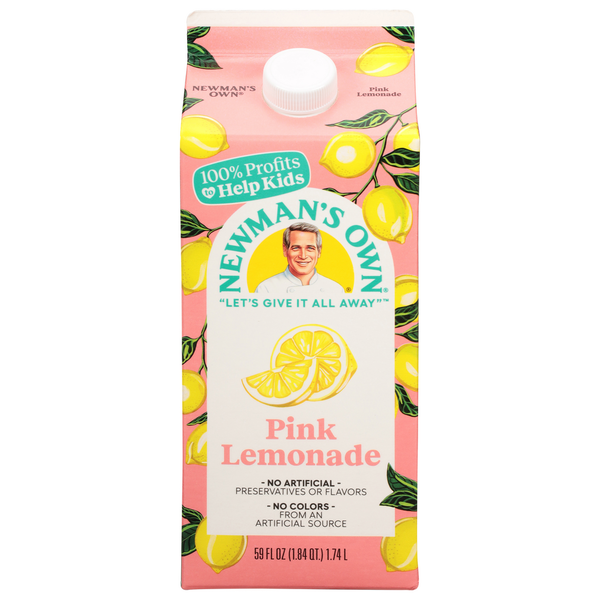 Refrigerated Newman's Own Pink Lemonade hero