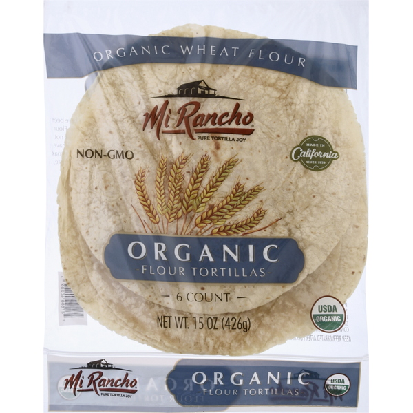 Tortillas & Flat Bread Mi Rancho Tortillas, Organic, Flour hero