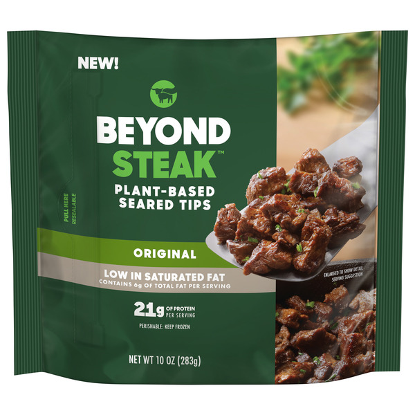 Tofu & Meat Alternatives Beyond Meat Beyond Steak, Plant-Based Seared Tips hero