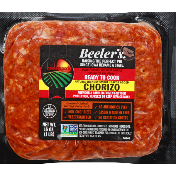 Hot Dogs, Bacon & Sausage Beelers Chorizo hero