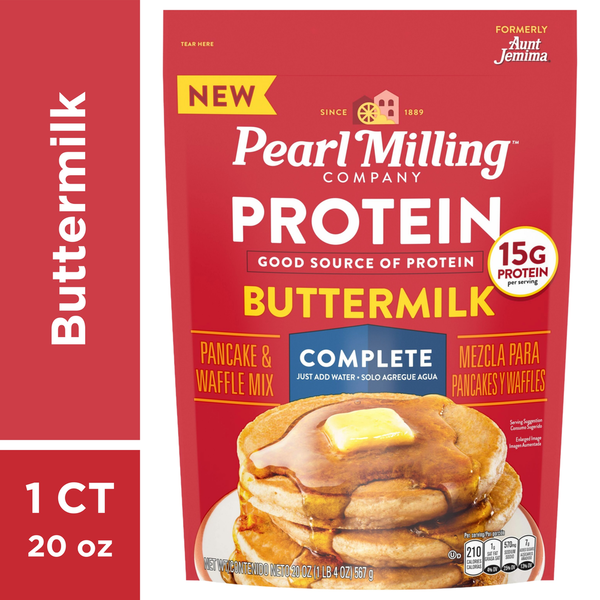 Doughs, Gelatins & Bake Mixes Pearl Milling Company Pancake & Waffle Mix, Buttermilk, Complete hero