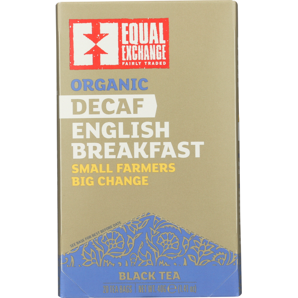 Tea Equal Exchange Tea English Breakast Decaf Ft Og hero