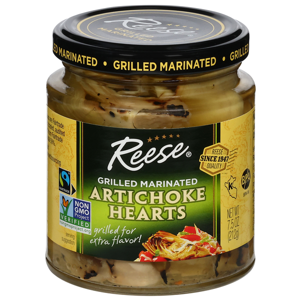 Canned & Jarred Vegetables Reese's Artichoke Hearts, Grilled Marinated hero