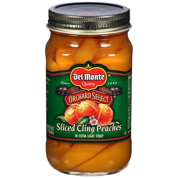 Del Monte Cling Peaches, Sliced hero