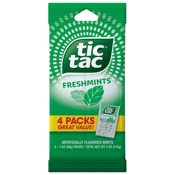 Mint & Gum Tic Tac Fresh Breath Mints, Freshmint, Bulk Hard Candy Mints hero