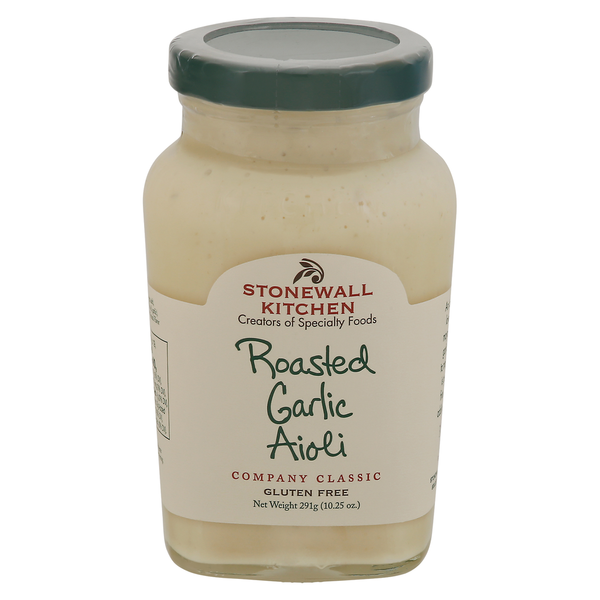 Condiments Stonewall Kitchen Aioli, Gluten Free, Roasted Garlic hero