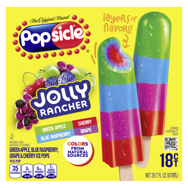 Frozen Dessert & Novelties Popsicle Ice Pops Candy Flavor Ice Pop hero