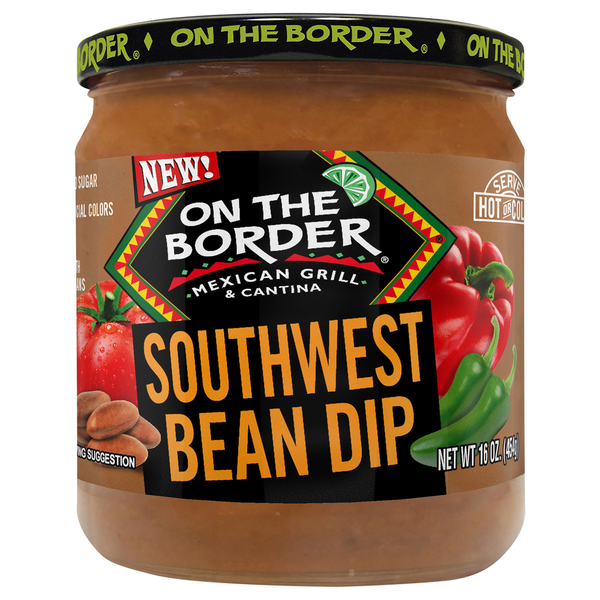 Fresh Dips & Tapenades On The Border Bean Dip, Southwest hero