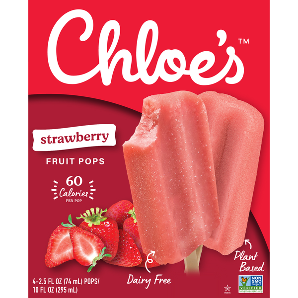 Ice Cream & Ice Chloe's Strawberry Pops hero