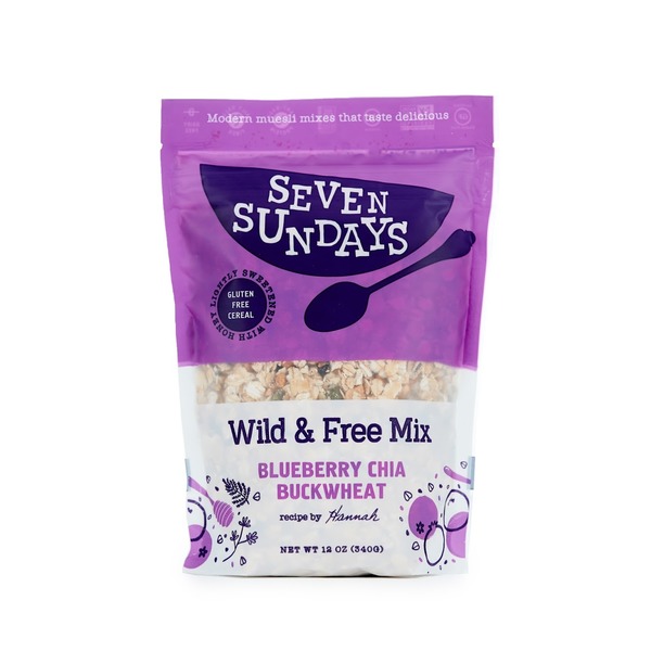 Granola Seven Sundays Wild & Free Mix, Blueberry Chia Buckwheat hero