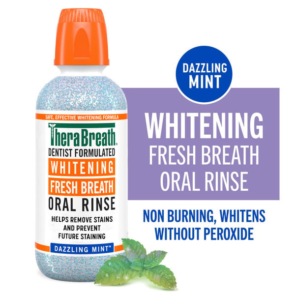 Oral Hygiene TheraBreath Whitening Mouthwash hero