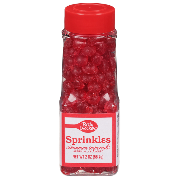 Baking Supplies & Decor Betty Crocker Sprinkles, Cinnamon Imperials hero