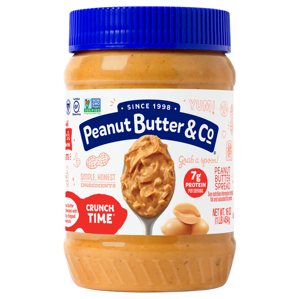 Nut Butters/Jellies/Spreads Peanut Butter & Co. Peanut Butter Spread, Crunch Time hero