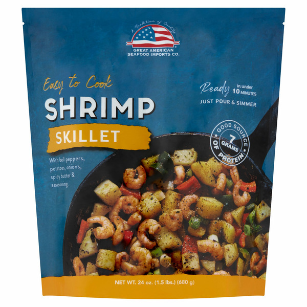 Frozen Meat & Seafood Great American Seafood Imports Co. Shrimp Skillet hero