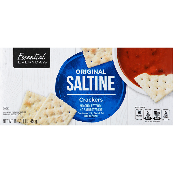 Crackers Essential Everyday Crackers, Saltine, Original hero