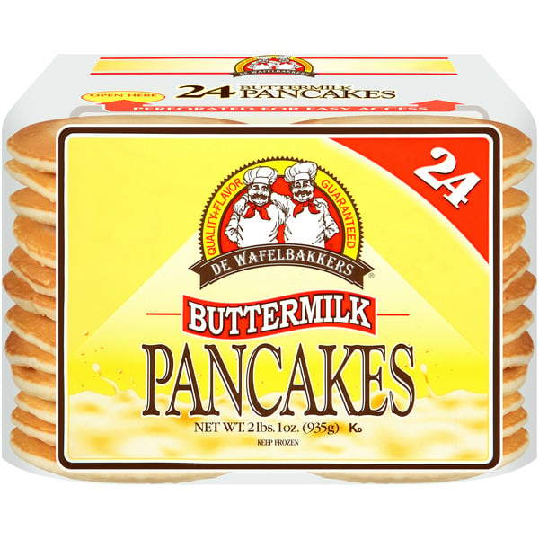 Frozen Breakfast Dewafelbakkers Frozen Buttermilk Pancakes hero