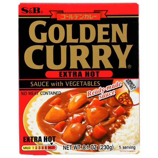 Condiments S&b Golden Curry Retort Extra Hot hero