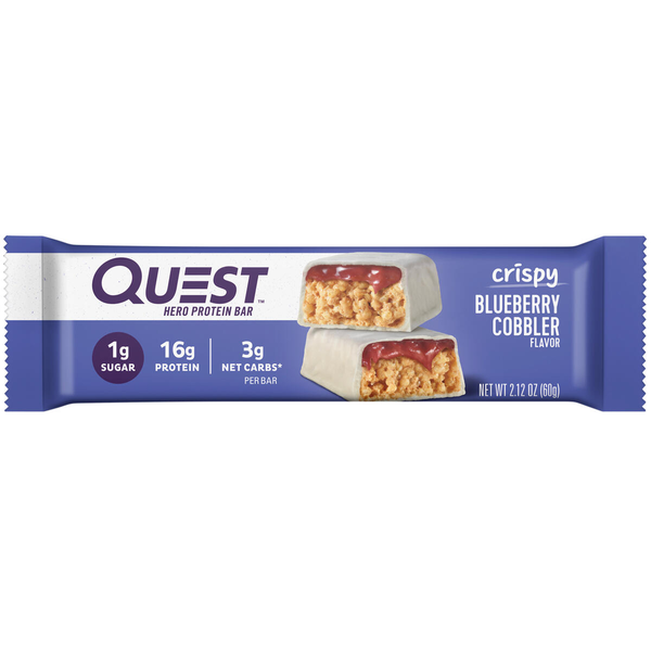 Energy & Granola Bars Quest  Protein Bar Hero Blueberry Cobbler hero