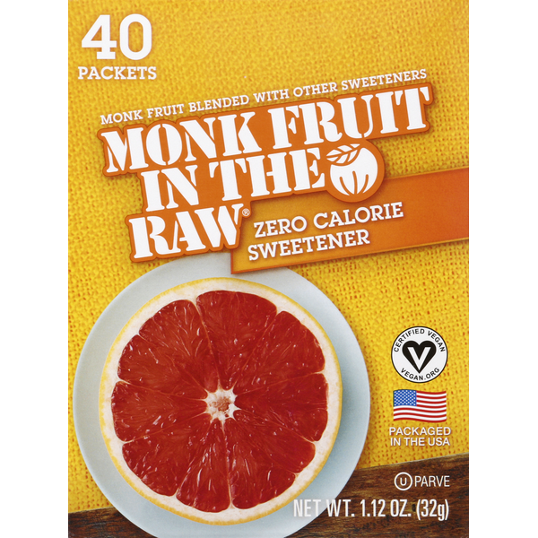 Baking Ingredients Monk Fruit in the Raw Sweetener, Zero Calorie hero