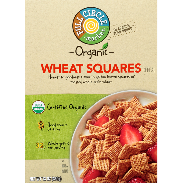 Cereal Full Circle Cereal, Wheat Squares hero