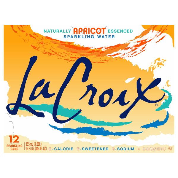 Soft Drinks LaCroix Sparkling Water, Apricot hero