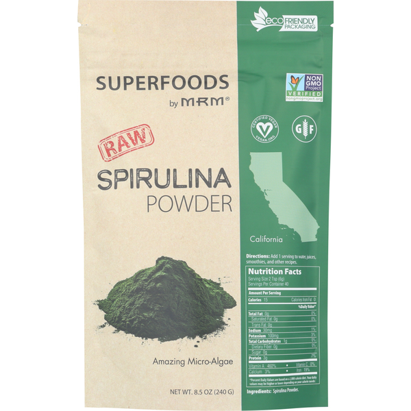 Bulk Flours & Powders MRM Og Raw Spirulina Powder hero