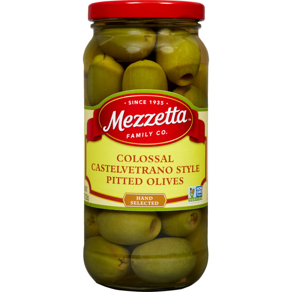 Pickled Goods & Olives Mezzetta Colossal Castelvetrano Style Pitted Olives hero