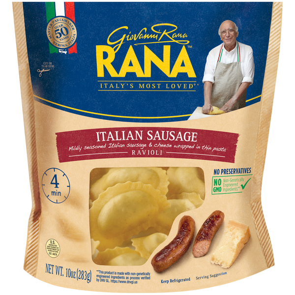 Fresh Pasta (Refrigerated) Rana Italian Sausage Ravioli hero