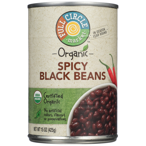 Canned Meals & Beans Full Circle Spicy Black Beans hero