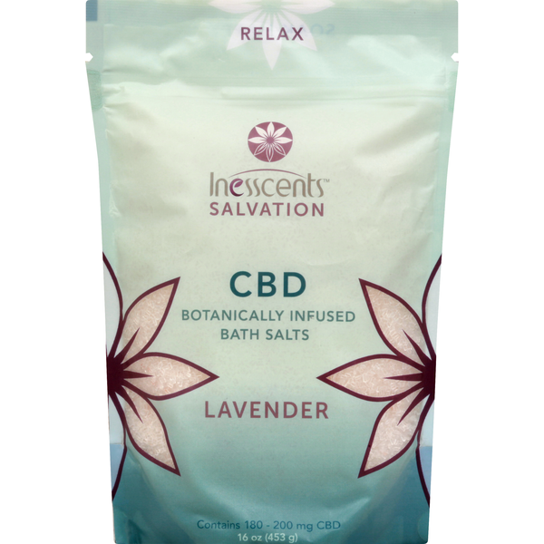 Body Lotions & Soap Inesscents Bath Salts, CBD Botanically Infused, Lavender hero