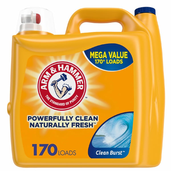 Laundry Arm & Hammer Concentrated Clean Burst Liquid Laundry Detergent hero