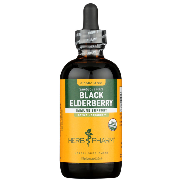 Tinctures Herb Pharm Black Elderberry Alcohol-Free hero